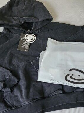 Drmers Club ESSENTIAL BOXY HOODIE - VINTAGE BLACK